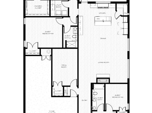 3630 122nd St. | Extended 3-Car Garage